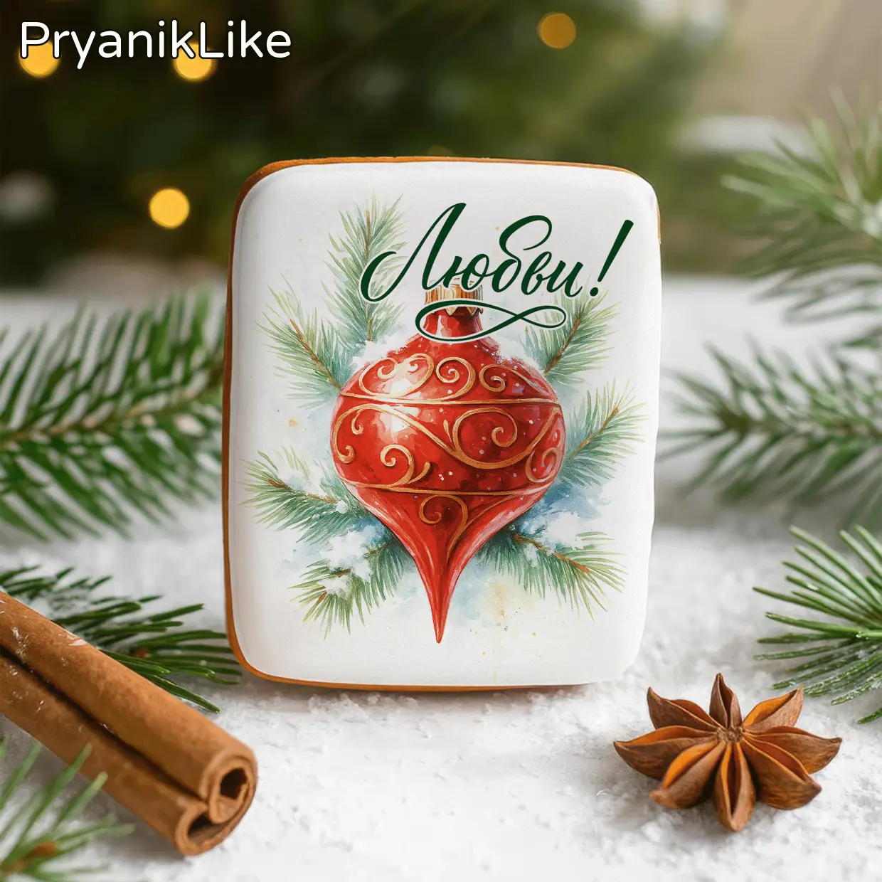 Атмосферные ёлочные игрушки